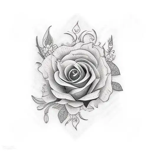 Loyalty In Writing With Floral Behind It