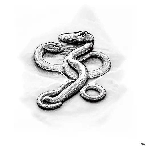 Snake As A World With Nature And Technology