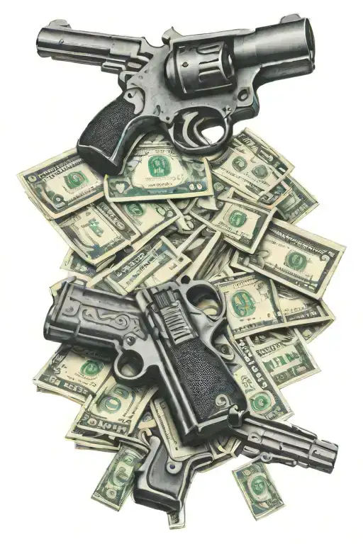 Money Pills Spilled Guns