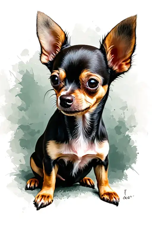 Portrait Dog Chihuahua Dog