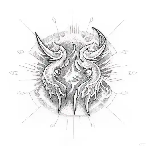 Match With Flame And Moon