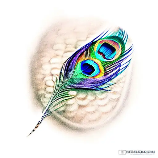 Peacock Feather And Leopard Print
