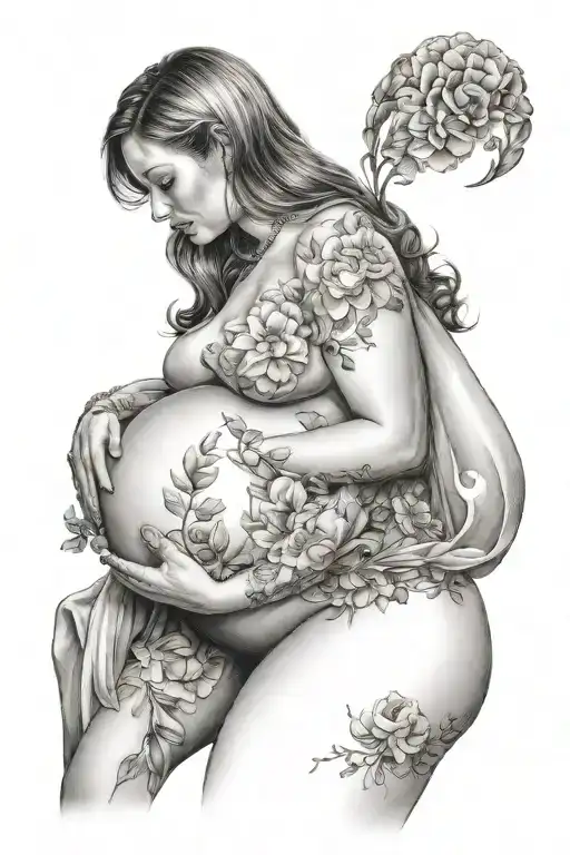 Nude Pregnant Woman Beautiful