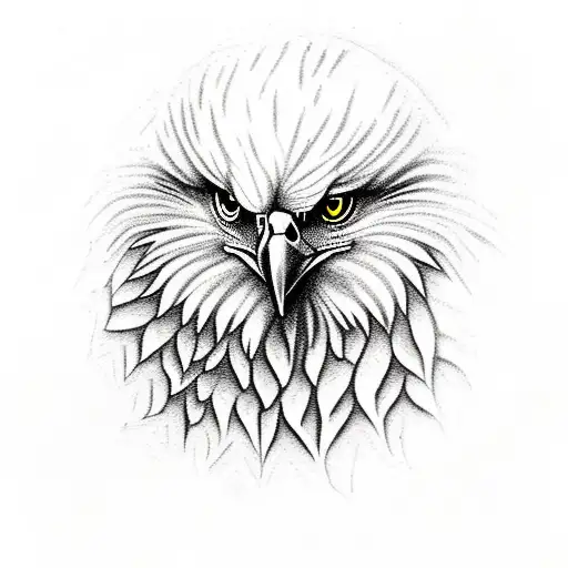 Eagle With The Earth Within It's Eyes