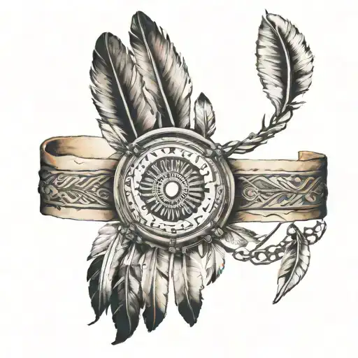 Native American Wrist Tattoo Bracelet