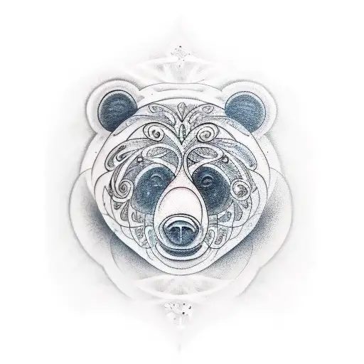 A Peacefull Beautiful Bear