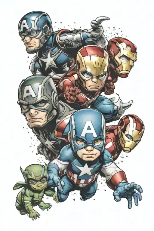 Marvel Avengers As Babies