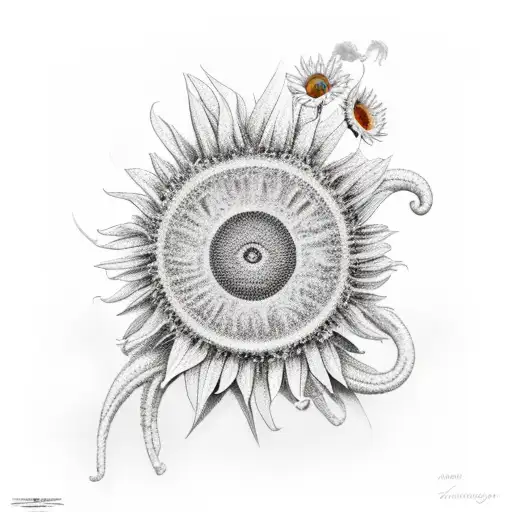 Ankh With Sunflowers