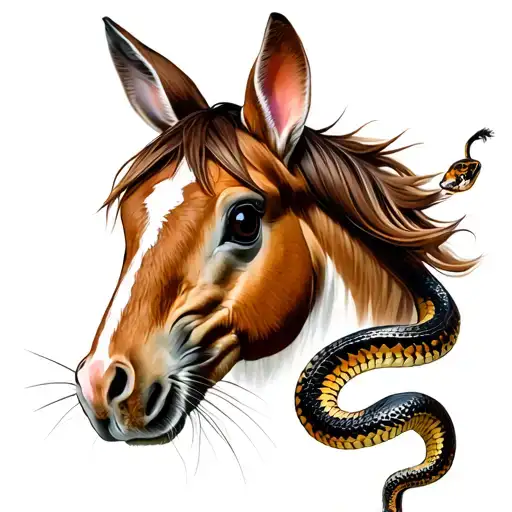 Horse Rabbit And Snake