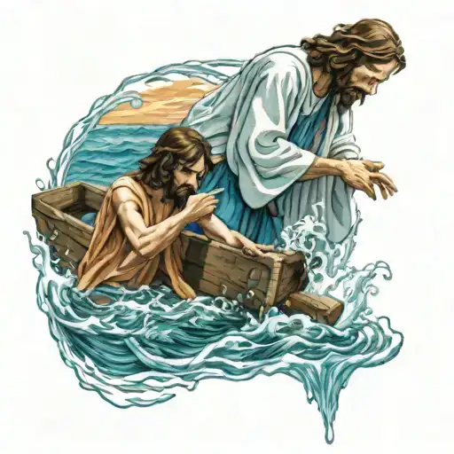Jesus Helping Me Out The Water