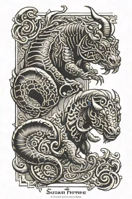 Scorpio Bull And Leo Fortune Card