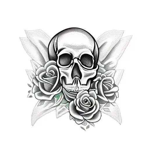 Skull And Roses