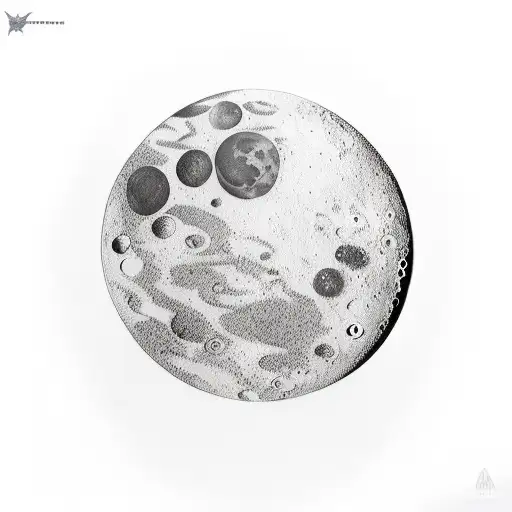 Moon Space Mountains