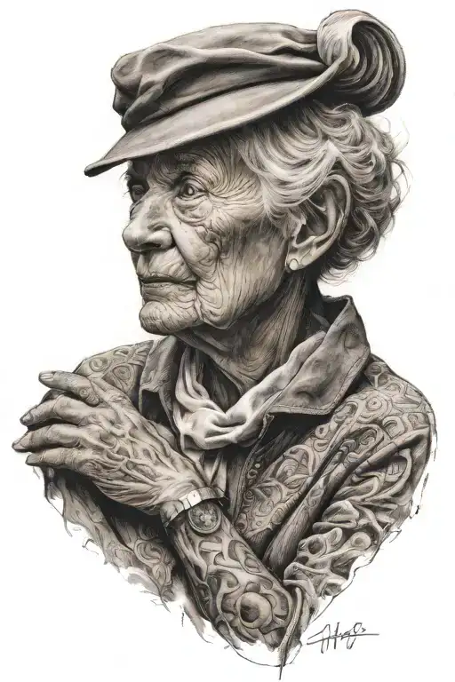 A Sport Old Woman