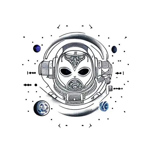 Space Monkey On A Organic Space Ship