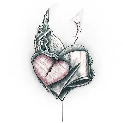 Broken Heart With Blood Like Tears