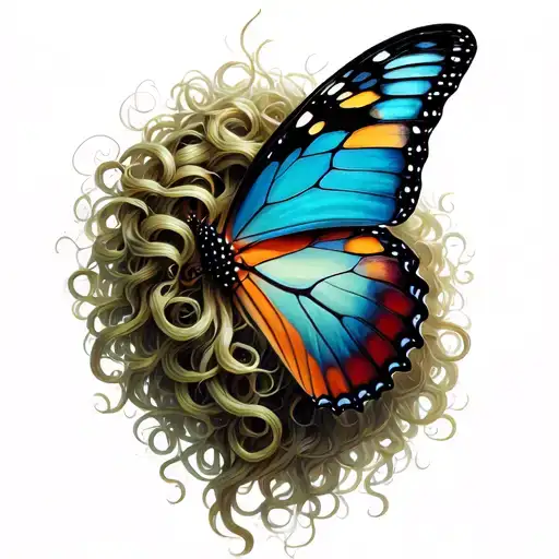 Medusa With Butterfly
