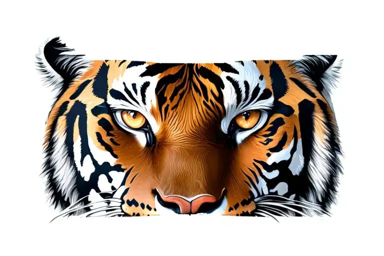 Tiger Face Realistic