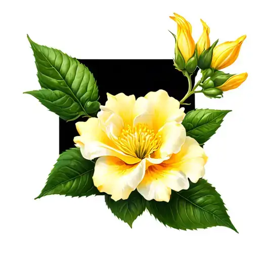 Cherokee Rose Yellow Jasmine Flowers