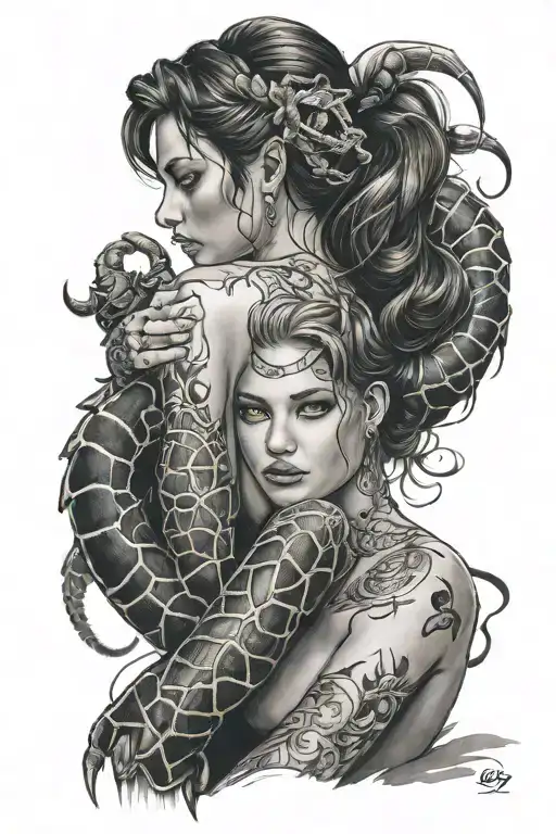 Scorpio With A Girl