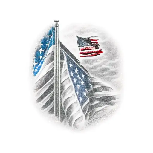 Welding American Flag Mechanics Camping