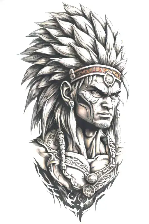 Super Saiyan With Indian Headress