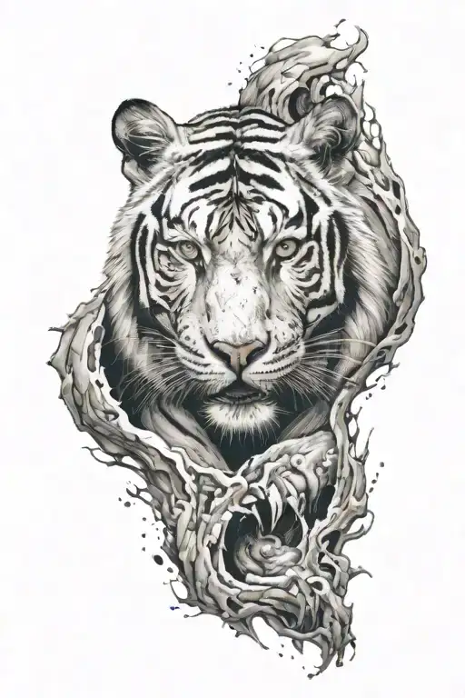 White Tiger And Black Hole