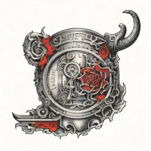 Red Ringer Print With Name In The Line Of Print