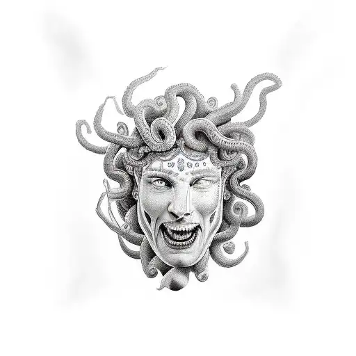 Shield With Medusa Head
