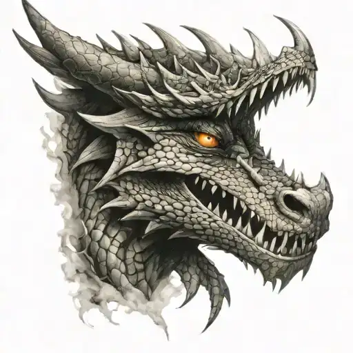 Dragon Fierce Face