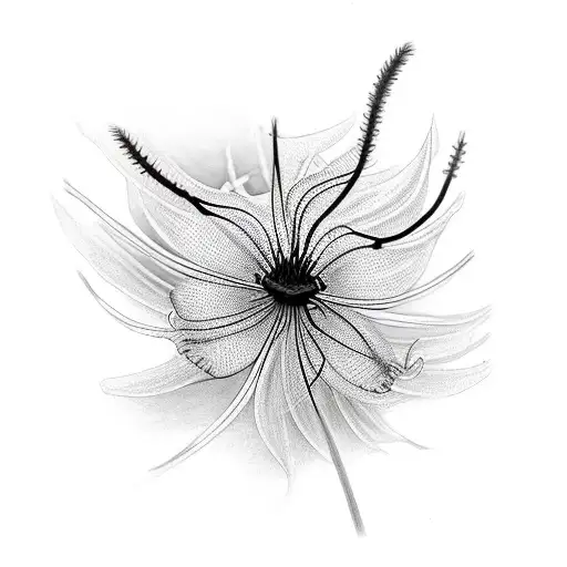 Red Spider Lily With Semicolon