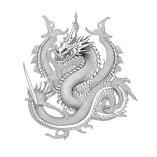 Dragon Eating Its Own Tail