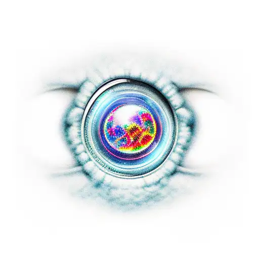 Ojo De Zeus Realista 8K Color Relampago