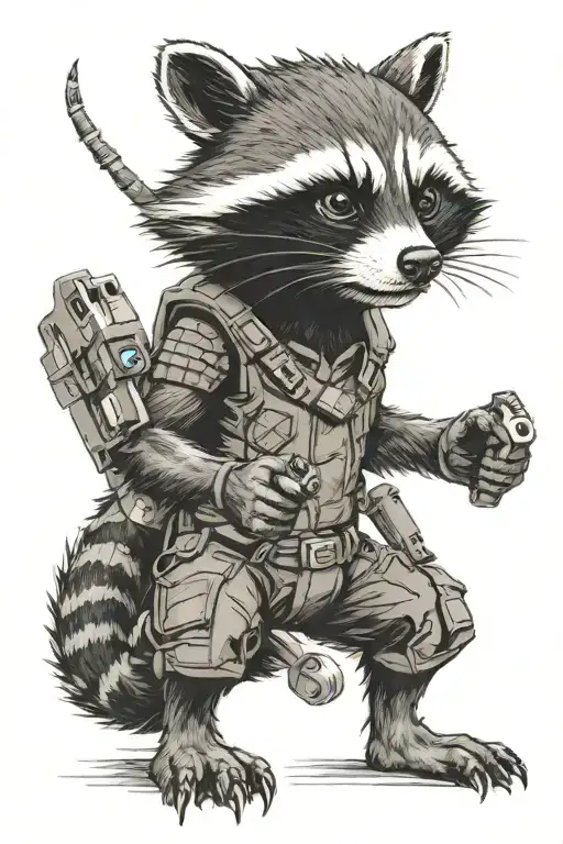 Guardians Of The Galaxy Rocket Raccoon