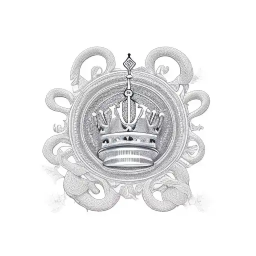 King Crown With An S
