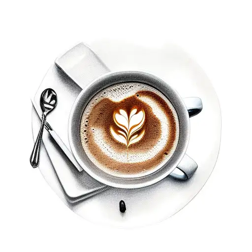 Cup Of Coffee With Cigarettes