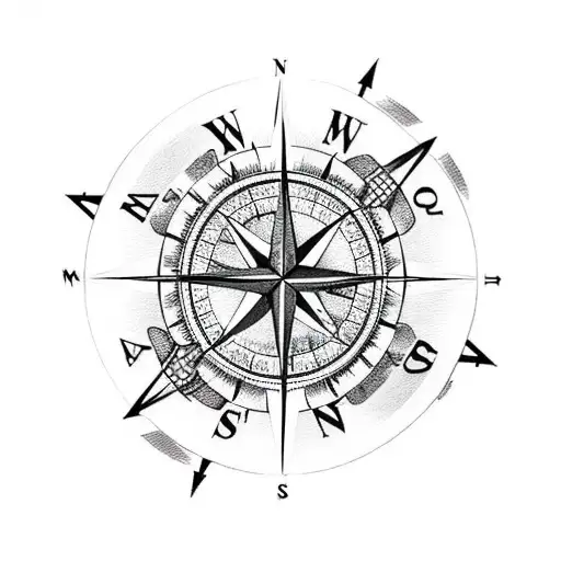 Compass With Home Theme