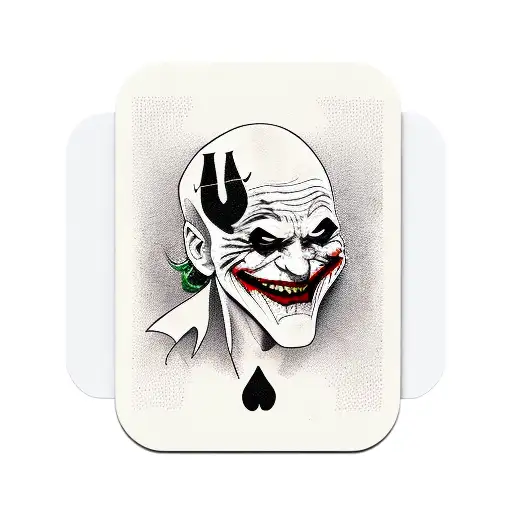 Joker Inside A Ace Card