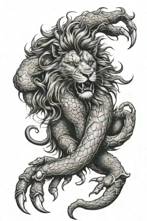 Lion Scorpion Aquarius Zodiac Sign