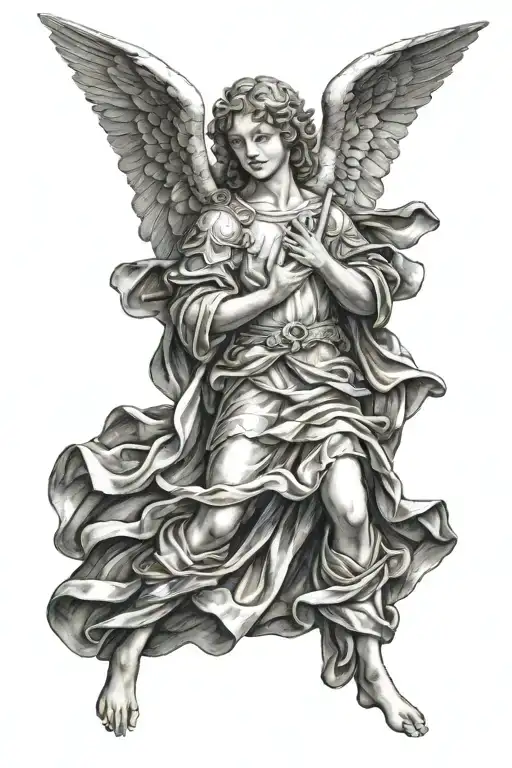 Religios Angel Guardian Angel Protecting
