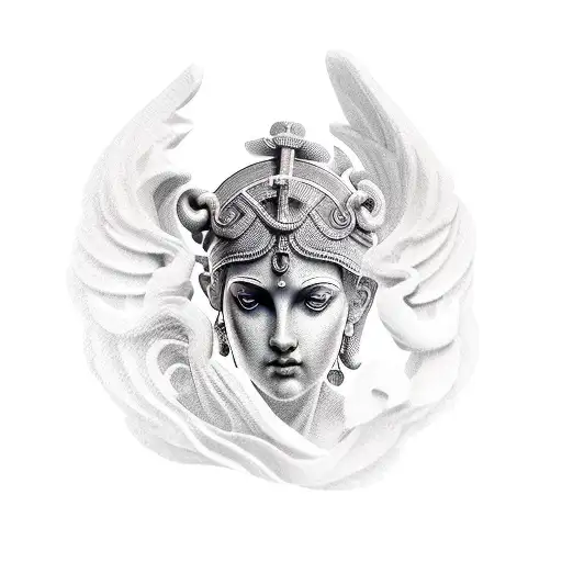 Broken Greek Style Statue