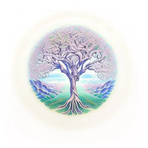 Tree Of Life With The Name Saesha On It