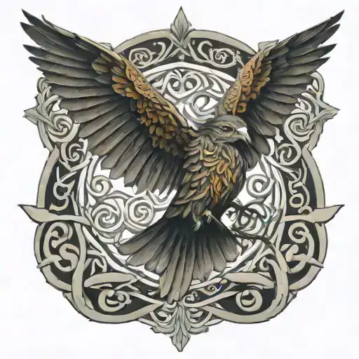 Coverup Celtic Bird