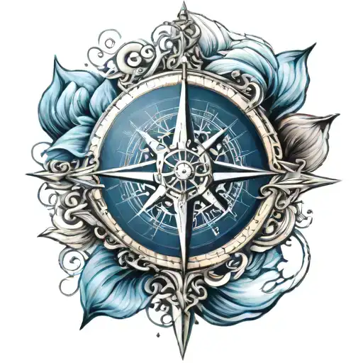Compass Waves Rose