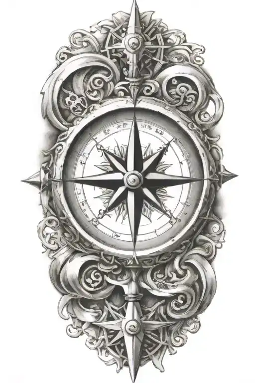 Silver Compass