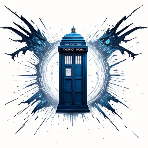 Tardis In The Time Vortex