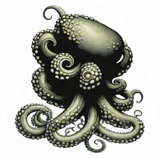 Octopus With Snakes As Tenikles