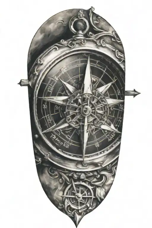 Silver Compass