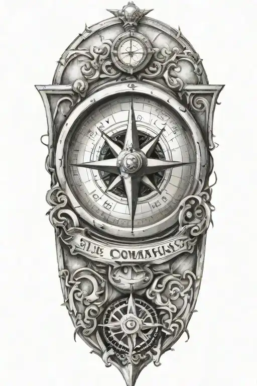 Silver Compass