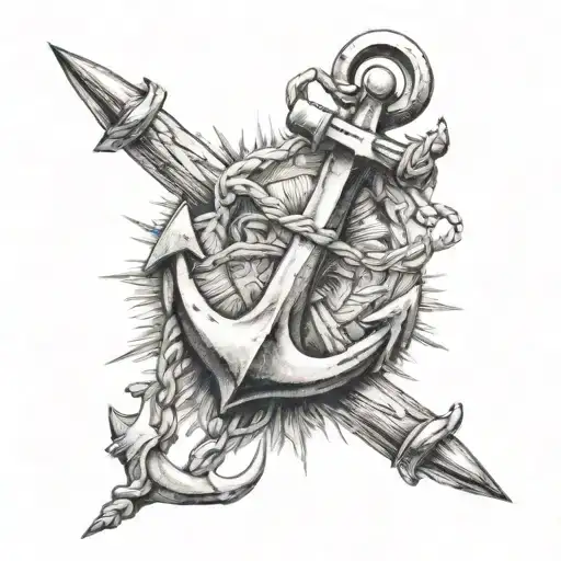 Peaceful Grounded Anchor